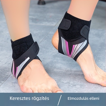 Kompressziós bokaortézis, rándulás elleni védelem, alkalmas kültéri kosárlabdára, futballra és hegymászásra.