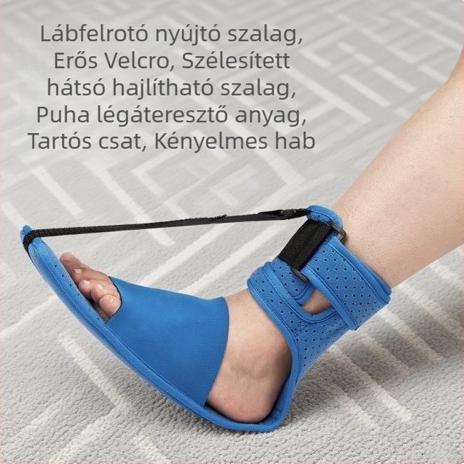 Állítható uniszex bokaortézis — habból, textilből és nylon szalagból