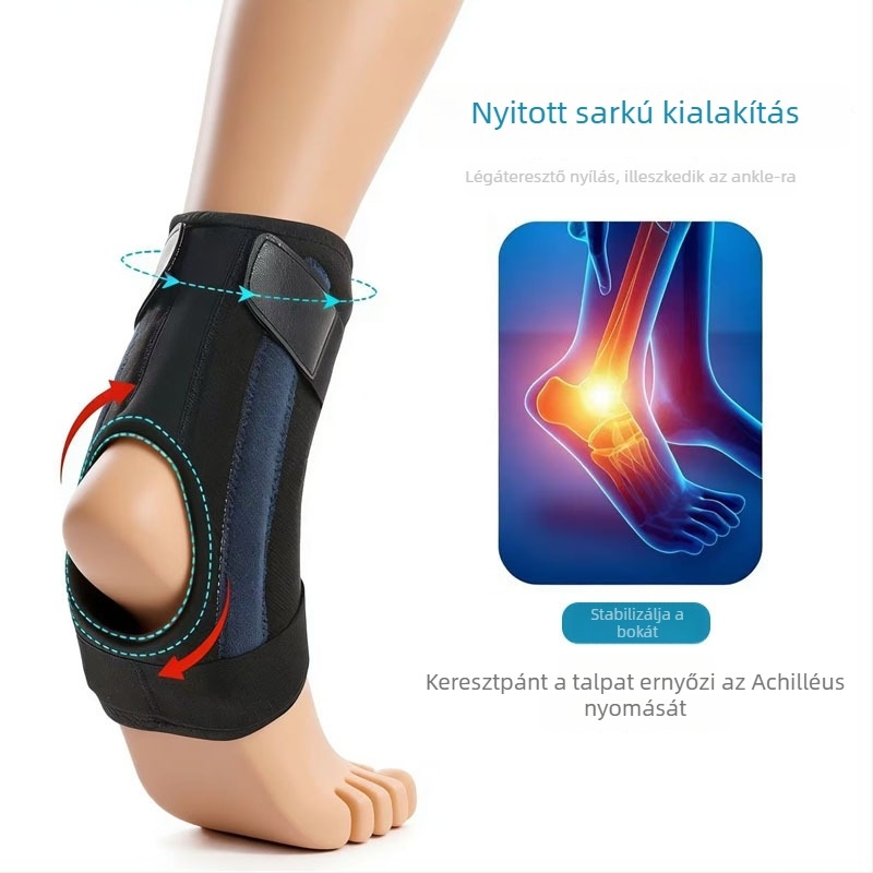 Állítható forgócsapos bokaortézis sporthoz – légáteresztő és támogató védelem