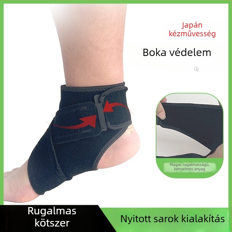 Felnőtt boka rögzítő futáshoz, túrázáshoz, görkorizáshoz, futballhoz és kosárlabdához; boka ficam elleni védelem; rugalmas és állítható; sportkiegészítő