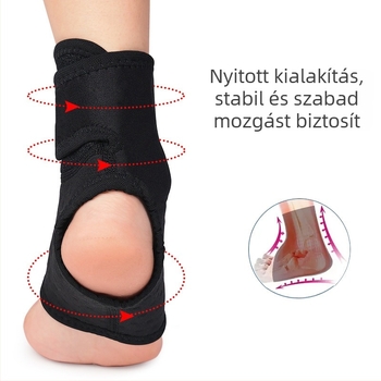 Rugalmas bokavédő sportokra, lélegző és meleg, futásra, kosárlabdára, tollaslabdára és kerékpározásra