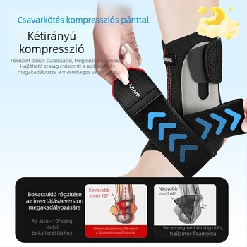 Sportos bokaortézis, orvosi minőségű felépülést támogató, könnyű, részleges támasztó védelem