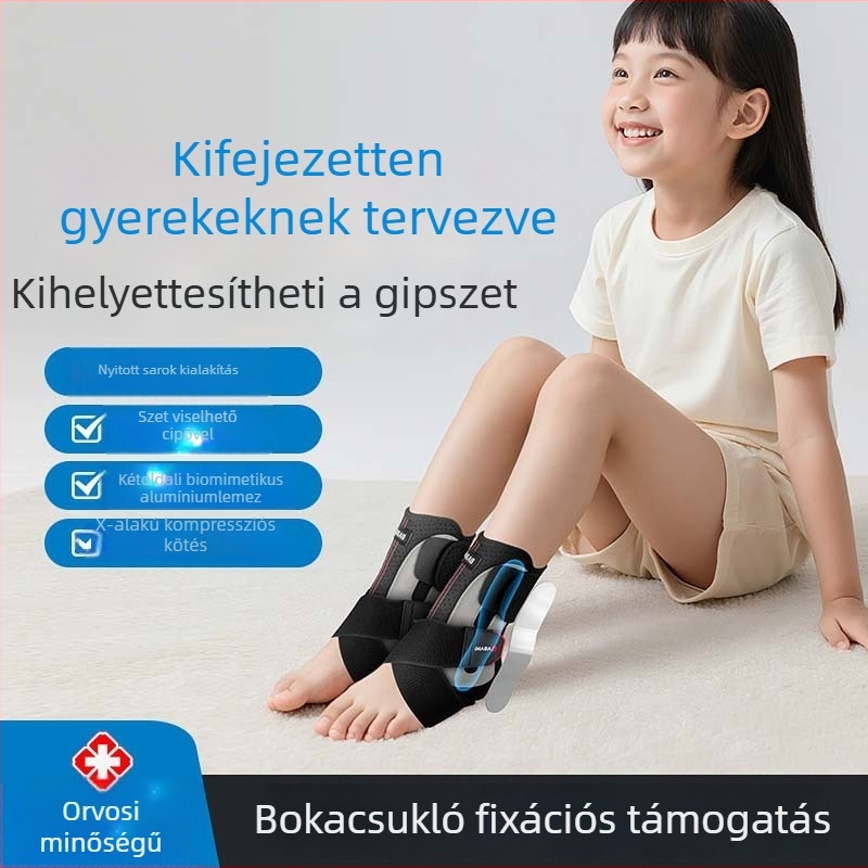Sportos bokaortézis, orvosi minőségű felépülést támogató, könnyű, részleges támasztó védelem
