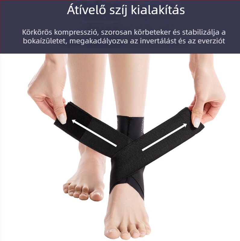 Bokavédő mandzsetta kosárlabdához – nylon anyag, uniszex, ficam utáni felépülés