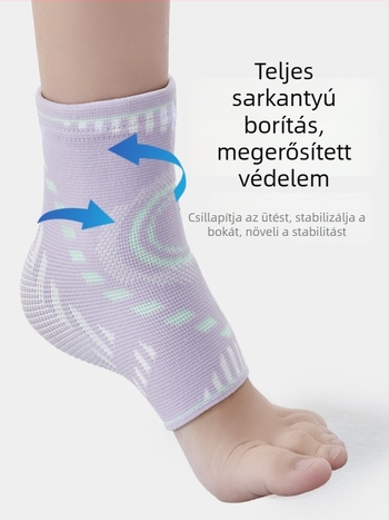 Gyermekeknek szóló boka támogatás sportokra – légáteresztő poliészter, elasztikus kompresszió, védőfelszerelés focihoz, kosárlabdához, görkorcsolázáshoz és futáshoz