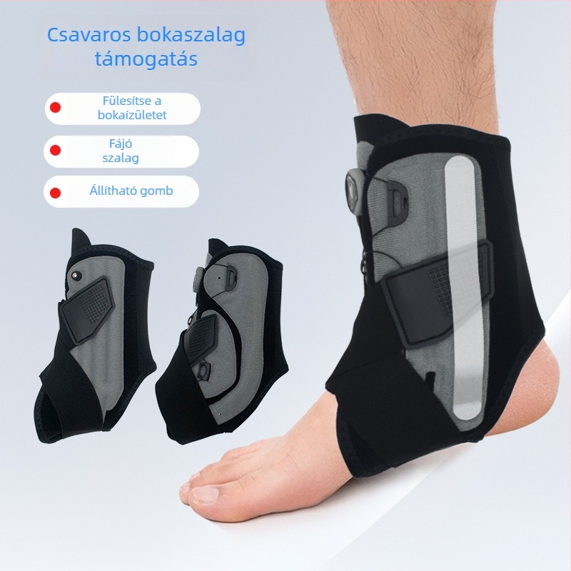 Kosárlabda boka-támasz dupla rugóval és progresszív nyomással, Velcro pánttal
