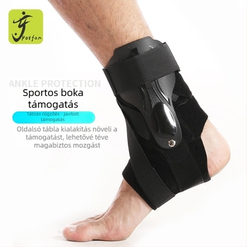 Bokaszalag-kompressziós tartó a ficam megelőzésére és a boka stabilizálására