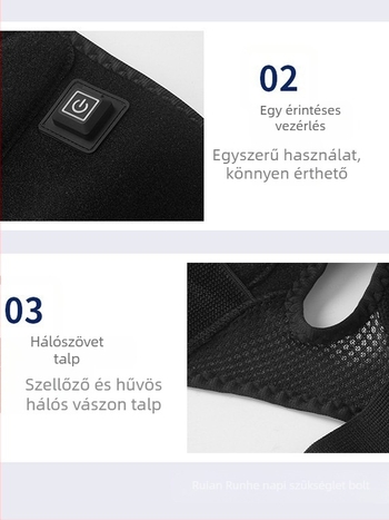 USB-melegített bokaortézis ín- és ízületvédő funkcióval, felnőtteknek, alkalmas mászáshoz, futáshoz és kerékpározáshoz