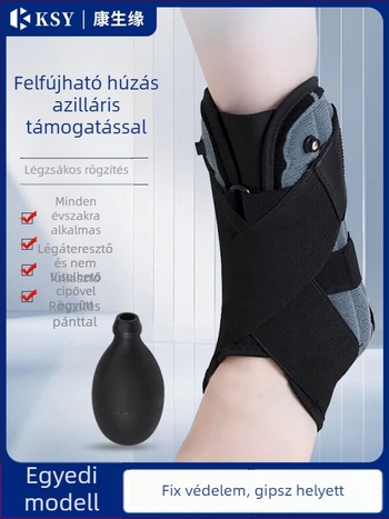 Bokarögzítő dinamikus támogatóval, poliészter szálból, felnőtteknek, röplabdához