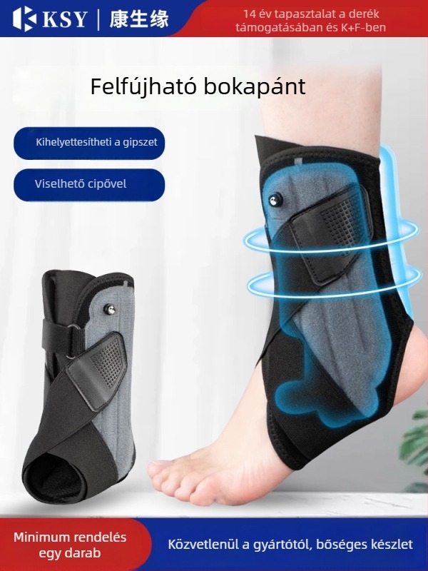 Bokarögzítő dinamikus támogatóval, poliészter szálból, felnőtteknek, röplabdához