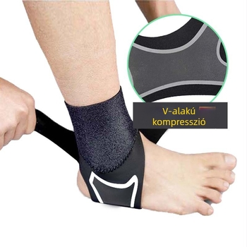 Long Companion JBAK-11 Bokaszalag kompressziós mandzsetta, poliészter anyagból, kétoldali Velcro rögzítéssel, kültéri sportokra