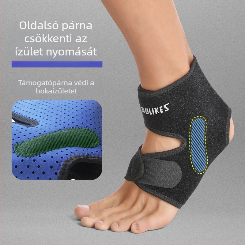 Légáteresztő bokaortézis kettős nyomásos kialakítással sporthoz