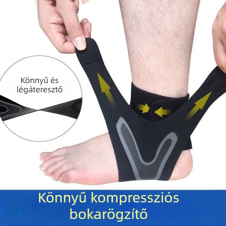 Vékony bokaortézis és védő férfiaknak és nőknek – felépülés bokasérülés után, stabilizáció, kosárlabda
