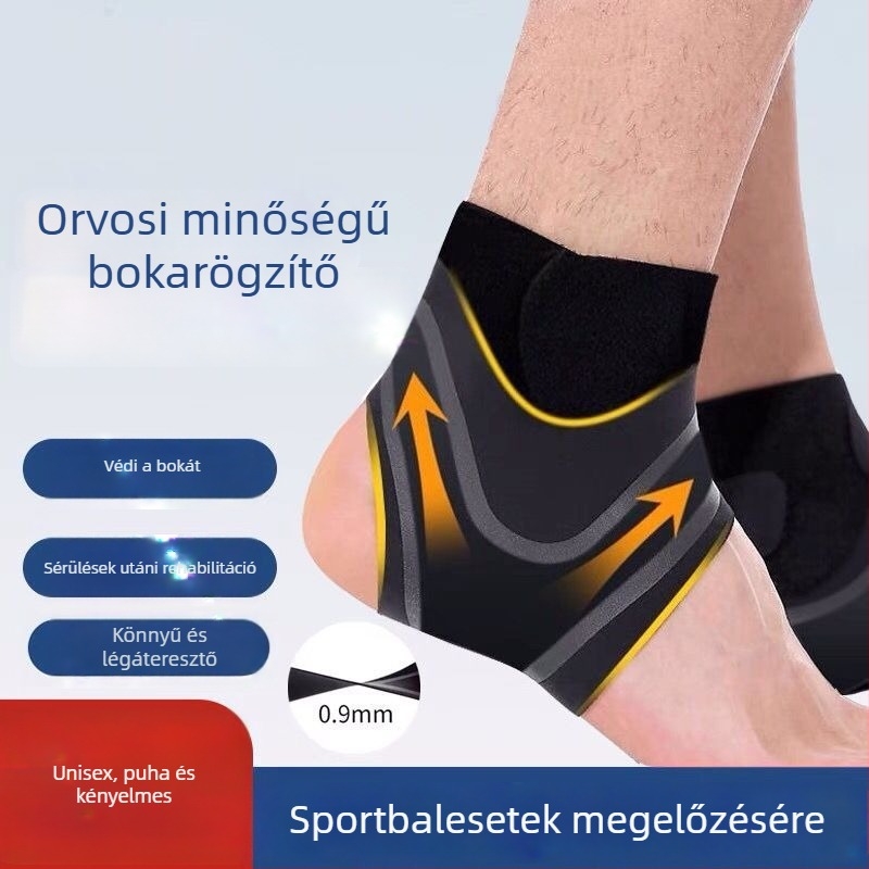Vékony bokaortézis és védő férfiaknak és nőknek – felépülés bokasérülés után, stabilizáció, kosárlabda