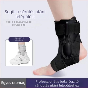 Állítható bokatámasz sporthoz, SBR anyagú, magas rugalmasságú kompresszióval