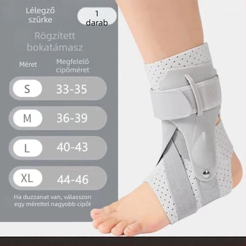 Állítható bokatámasz sporthoz, SBR anyagú, magas rugalmasságú kompresszióval