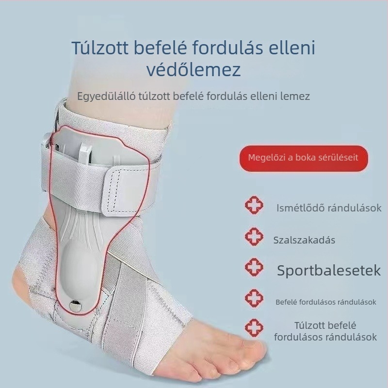 Állítható bokatámasz sporthoz, SBR anyagú, magas rugalmasságú kompresszióval