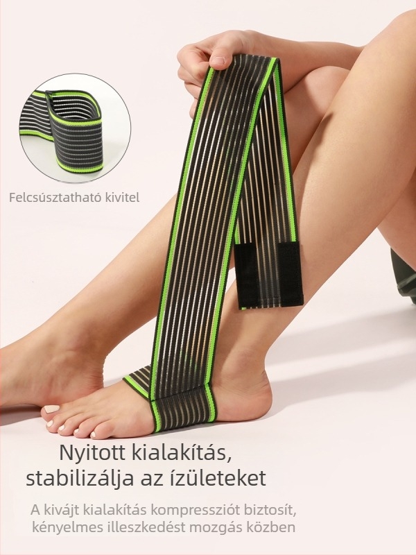 Kompressziós bokaszorító, légáteresztő nylonból, futáshoz és kosárlabdázáshoz, felnőtteknek, szabadtéri sportokhoz