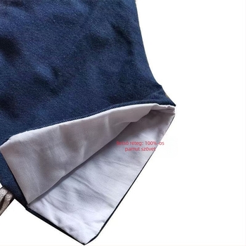Huankang védő borítás a lábra, denim, csúszásmentes védelem, Blue Cloth Socks