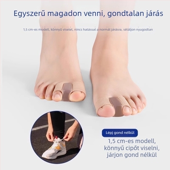 Gumi alapú lábujjkorrekciós gyűrű Hallux Valgushoz, nagy lábujj szétválasztó