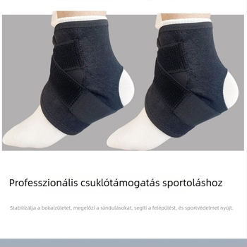 Állítható bokaortézis a ficamvédő védelemért, vékony védőöv rehabilitációs sportokhoz, poliészter rost