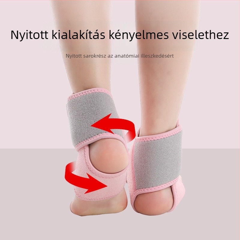 Gyerekeknek szóló boka-védő — nejlon, lélegző perforált kialakítás, állítható elasztikus, badmintonhoz