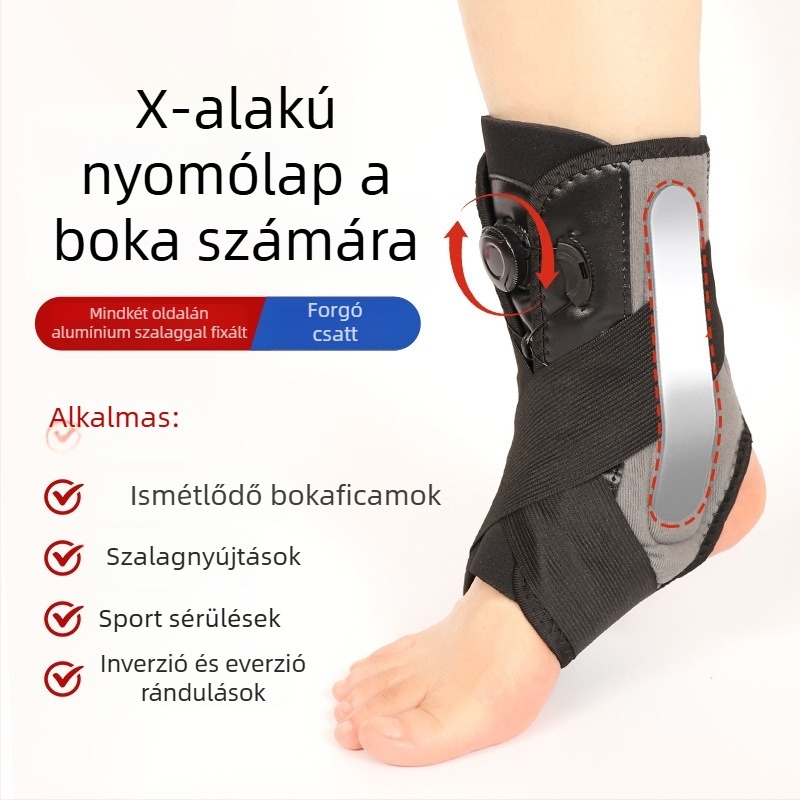 Bokavédő, poliészter rostból készült test, védett rész: boka, kategória: bokavédelmi