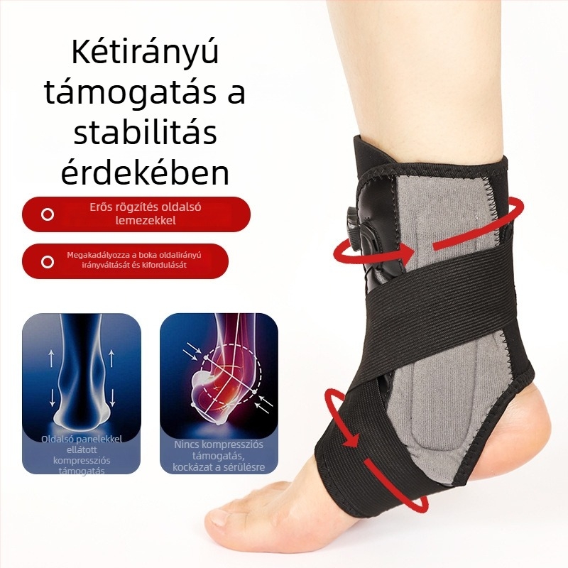 Bokavédő, poliészter rostból készült test, védett rész: boka, kategória: bokavédelmi