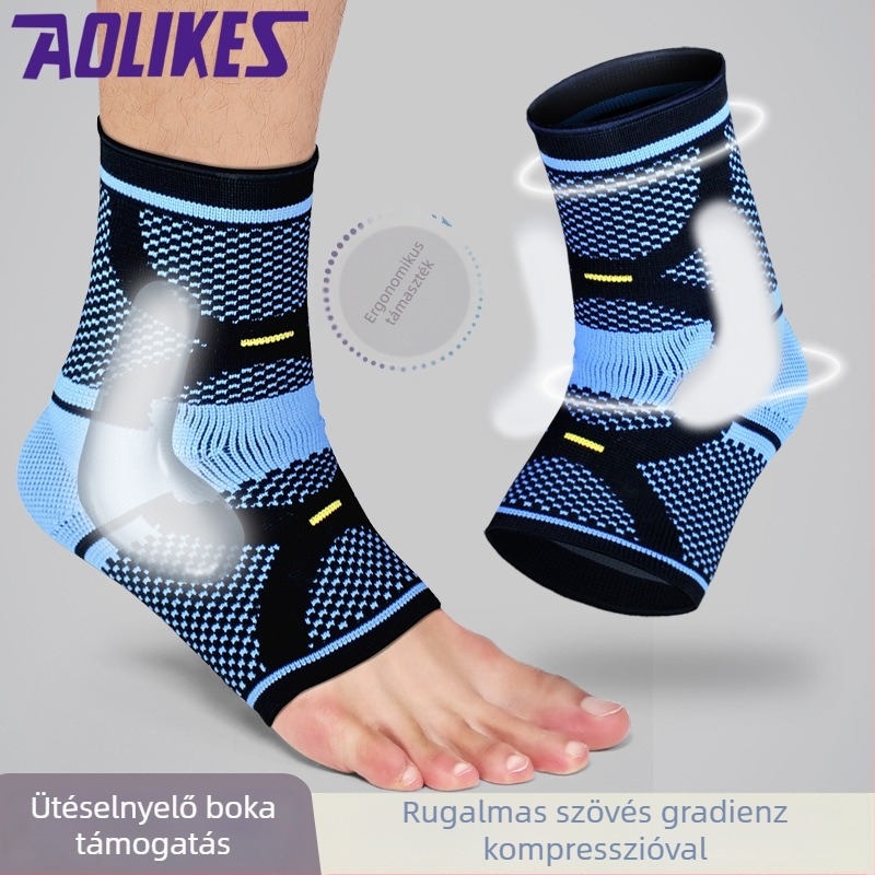 Nylon boka támogató szilikongéllel, kosárlabdázáshoz és futáshoz