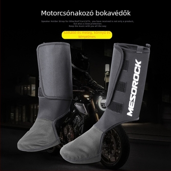 Mesorock Szélvédett bokavédők kerékpározáshoz és téli sportokhoz, SBR anyag, boka védelem, melegen tart