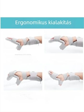 Többfunkciós ujj-tábla a kéz rehabilitációjához és ötujjas edzőkesztyű