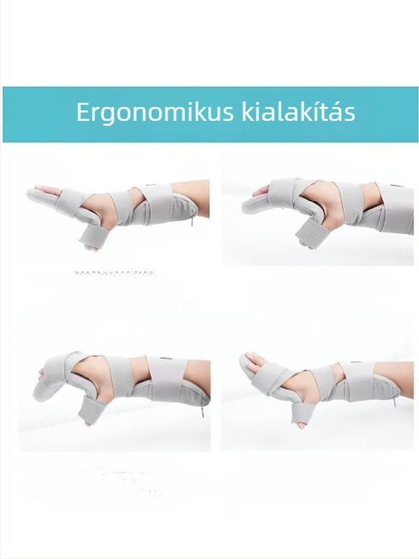 Többfunkciós ujj-tábla a kéz rehabilitációjához és ötujjas edzőkesztyű