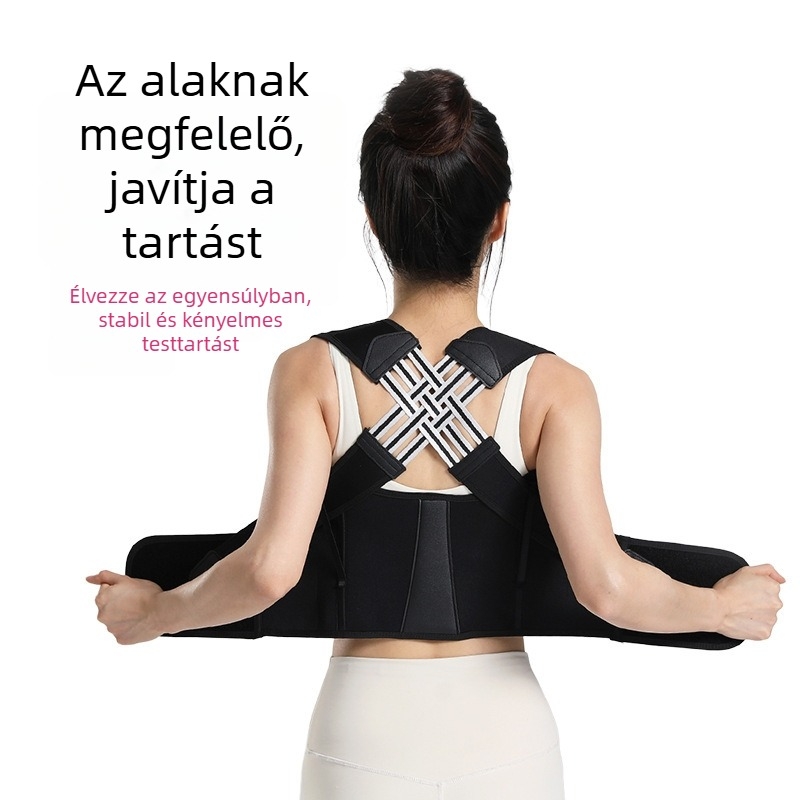 Testtartás-ortézis, hárompántos modell, felnőtteknek és diákoknak, skoliózis-támasz, bevezetés 2024 tavaszán