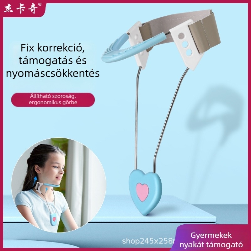 Gyerekeknek szóló nyaki ortézis - modell 010, szilikon/metál, nyaki támasz, testreszabott feldolgozás, 1 év garancia