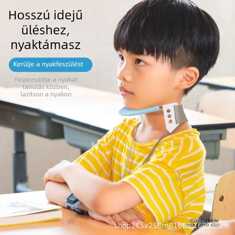Gyerekeknek szóló nyaki ortézis - modell 010, szilikon/metál, nyaki támasz, testreszabott feldolgozás, 1 év garancia
