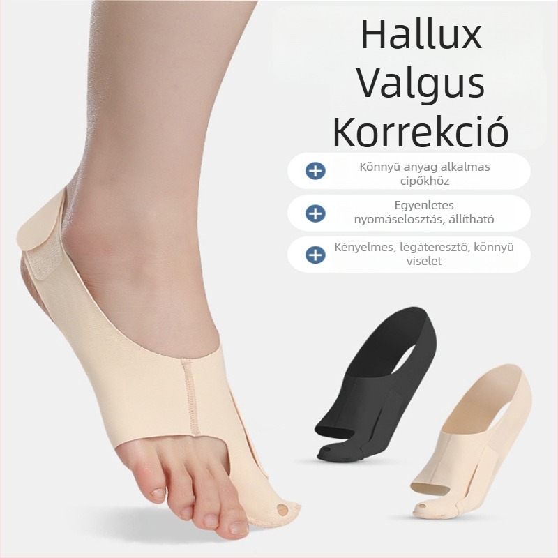Nagy lábujj korrigáló 008, Nylon + Spandex, Állítható, Minden évszakban