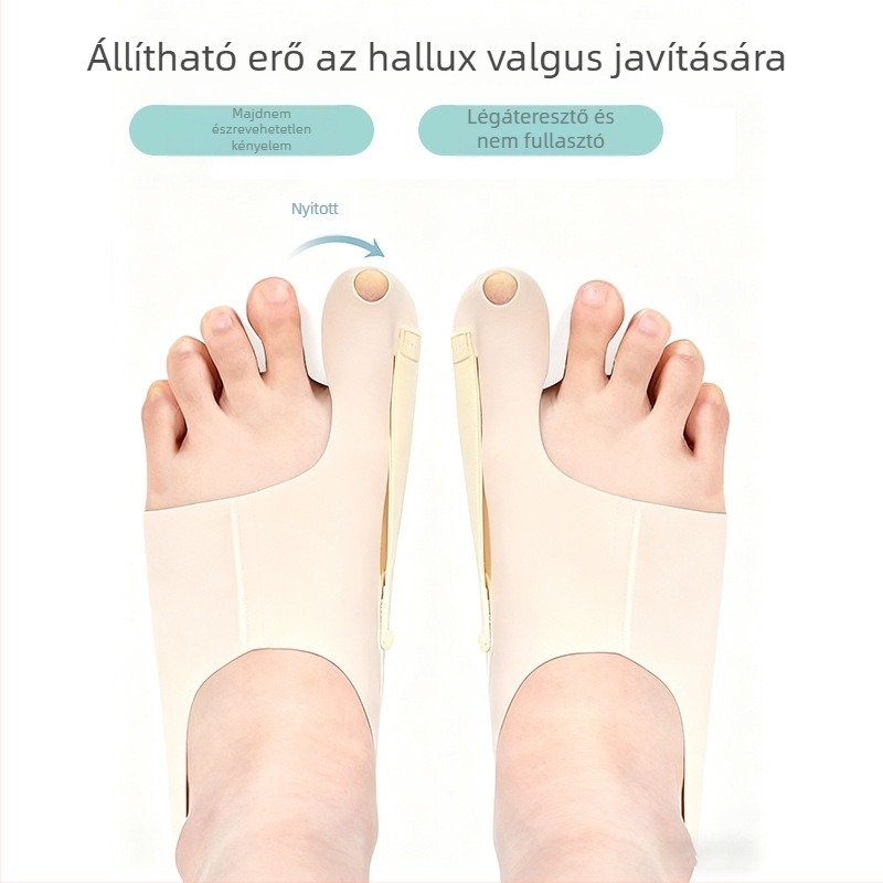 Nagy lábujj korrigáló 008, Nylon + Spandex, Állítható, Minden évszakban