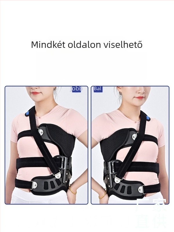 Felnőttkori scoliosis korrekciós öv hátsó támasztással és gerincfixáló merevítő