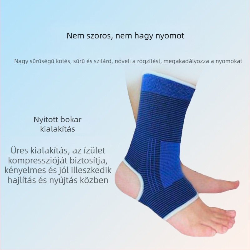 Bokaszorító - Univerzális illeszkedés, kültéri sportokhoz, boka védelem, támogatási funkció nélkül