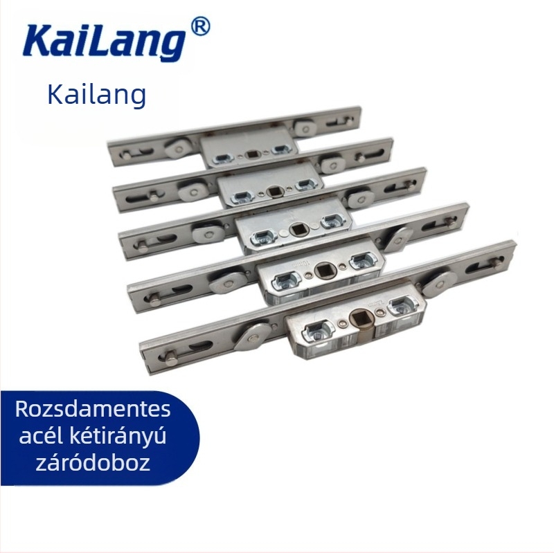 Rozsdamentes acél kétirányú záró doboz KL-01810 — precíziós öntött tengely, modern minimális stílus