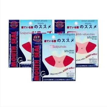 Éjszakai szájzáró korrektor – légzőpaszta, ragasztó bevonat, szájzár, korrekció
