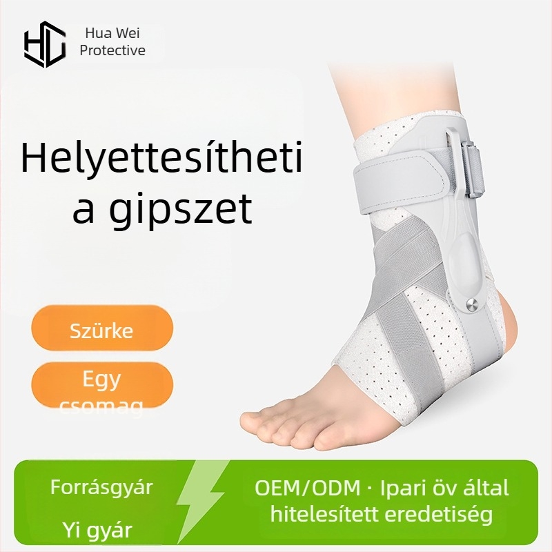 Légáteresztő boka-támogatás sportos sérülések és bokaszalag-sérülések felépüléséhez, bokasín nyomásos korrekcióval, férfiak és nők számára