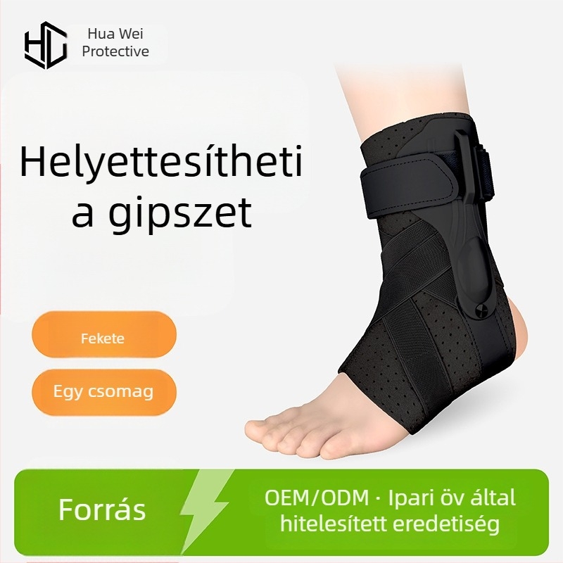 Légáteresztő boka-támogatás sportos sérülések és bokaszalag-sérülések felépüléséhez, bokasín nyomásos korrekcióval, férfiak és nők számára