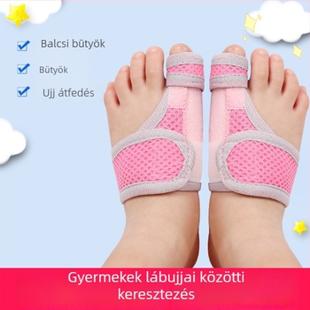 Gyerekek lábujj-korrigáló Hallux valgushoz, nagy lábujj elválasztó, modell Jys1153, minden évszakban használható