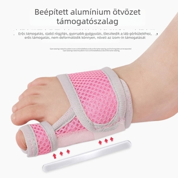 Gyerekek lábujj-korrigáló Hallux valgushoz, nagy lábujj elválasztó, modell Jys1153, minden évszakban használható