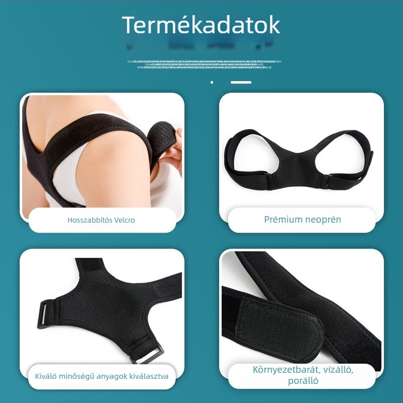 Yu Kai yk4550 Láthatatlan testtartás-korrekciós öv I-formájú hátsó támasz a scoliózis és a görnyedés megelőzésére