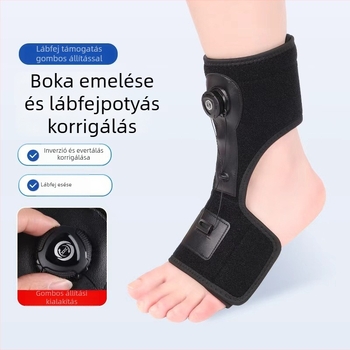 Boka ortézis SBR és textil anyagból, univerzális méret, boka védelem, alkalmas futballra, kosárlabdára és röplabdára