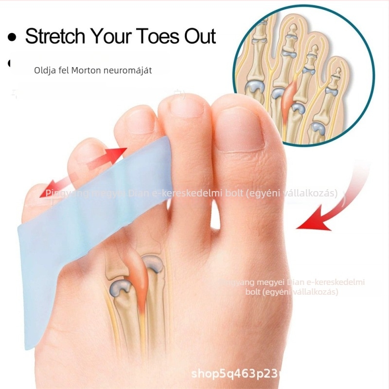Lábujjelválasztó kalapács alakú korrigáláshoz, anyag TPE SEBS, modell Toe Separator, sorozat Toe Separator, minden évszakhoz