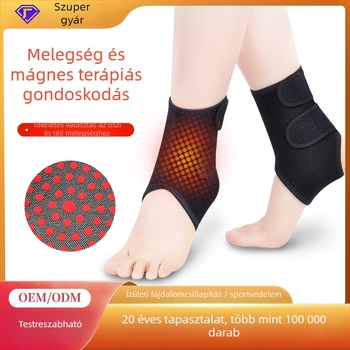 Moxibustion meleg tömörítés kasmír rehabilitációs zokni a boka védőkötszerrel, törés és ficam esetén, sarka melegen tart és mágneses terápia