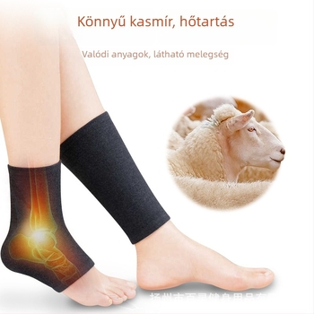 Moxibustion meleg tömörítés kasmír rehabilitációs zokni a boka védőkötszerrel, törés és ficam esetén, sarka melegen tart és mágneses terápia